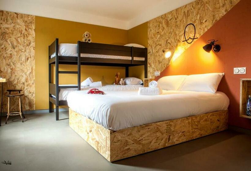 スーペリアファミリールーム, Hôtel Moustache Lille   Seclin