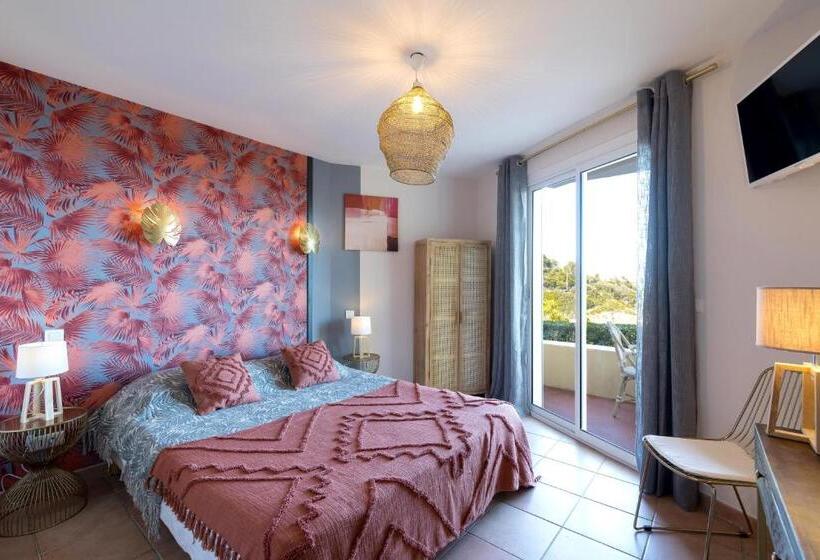 海景标准间露台, Cap Riviera Hotel & Restaurant Saint Aygulf