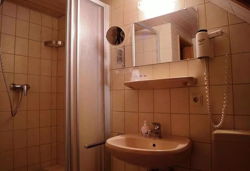Standard Triple Room with Balcony, & Restaurant Druidenstein
