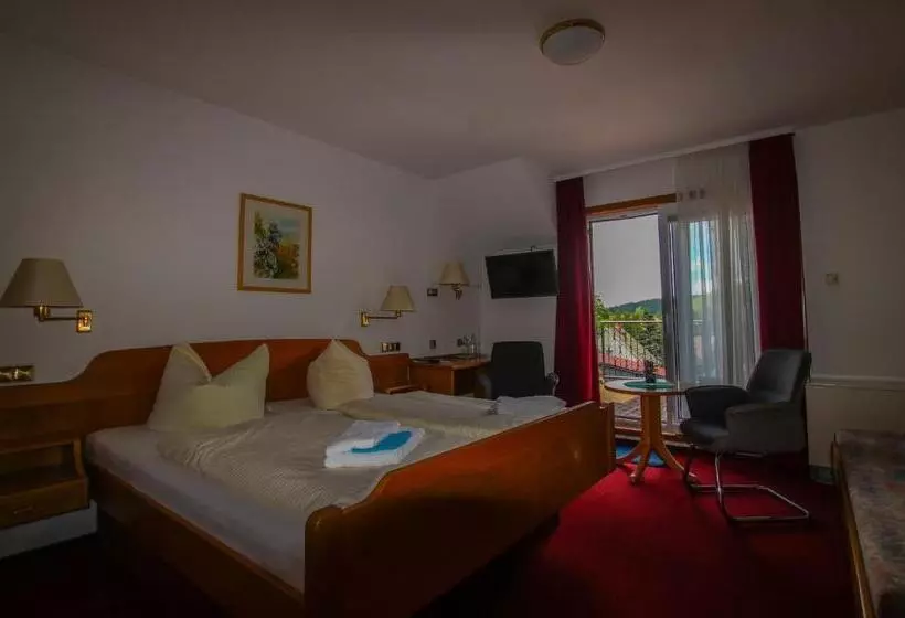 Standard Triple Room with Balcony, & Restaurant Druidenstein