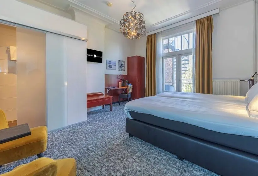 バルコニー付きスタンダードルーム, Fletcher Hotel De Nieuwe Doelen Middelburg