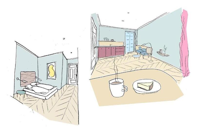 Апартаменты 1 Спальня Нижний Этаж, Künstlerherberge