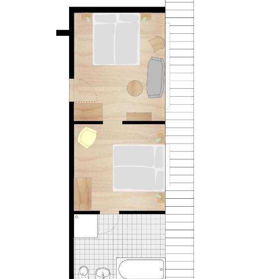 Quarto Familiar, Künstlerherberge