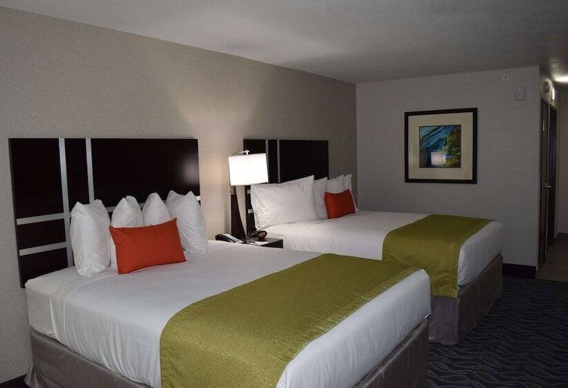 带2个双人床的标准工作室, Best Western Plus Hardeeville Inn & Suites