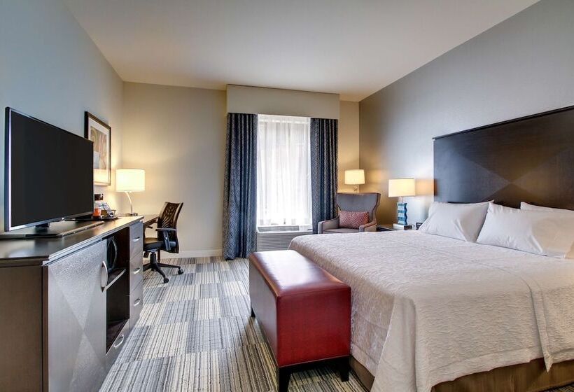غرفة قياسية سرير كينج لذوى الإحتياجات الخاصة, Hampton Inn & Suites Greenville Airport, Sc
