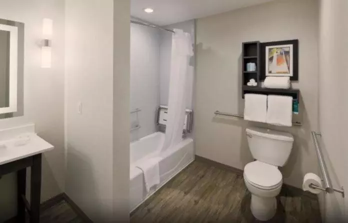キングサイドベッドのスタンダードワンルーム, Homewood Suites By Hilton Topeka