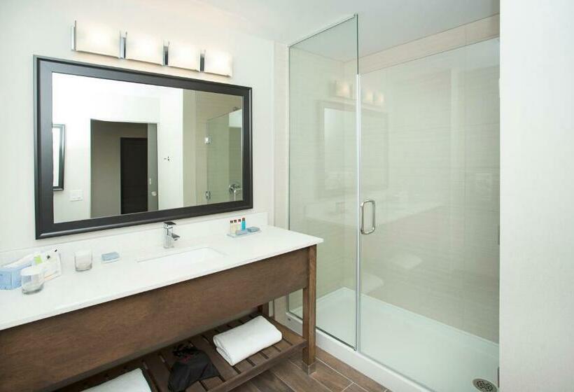 带大床的豪华间, Wingate By Wyndham Calgary Airport