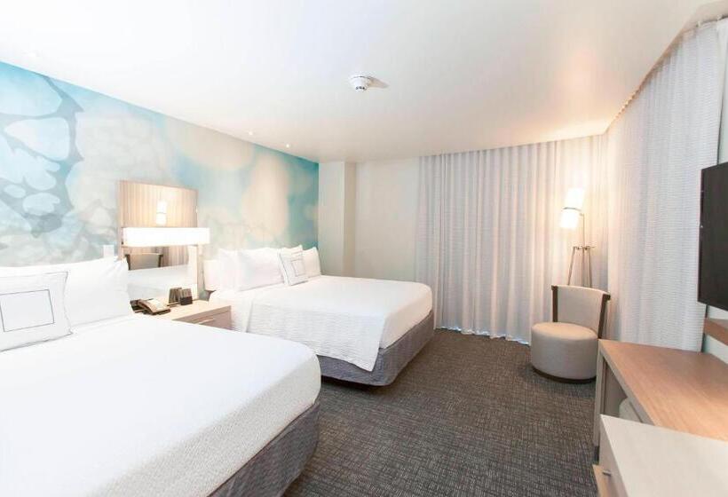 ダブルベッドのスタンダードスタジオ, Courtyard By Marriott Houston City Place