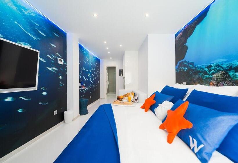 サイドオーシャンビューバルコニー付スタンダードルーム, Wavia Hotel   Adults Only