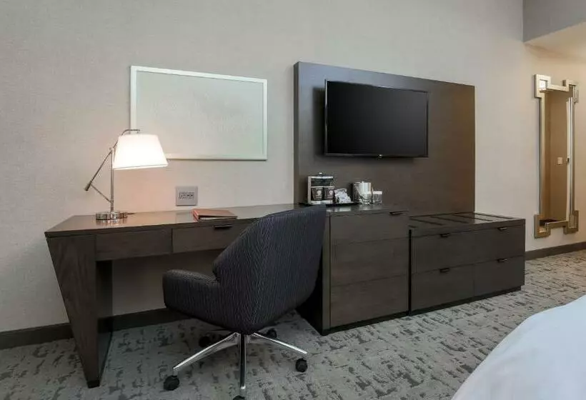 キングサイズベッドのスタンダードルーム, Doubletree By Hilton Evansville