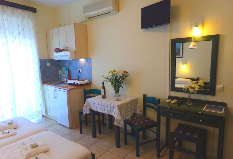 带海景的标准工作室, Katerina Seaside Studios