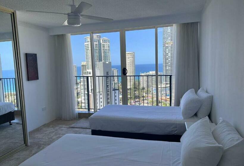 דירת 2 חדרים נוף לים, Condor Ocean View Apartments Managed By Gold Coast Premium