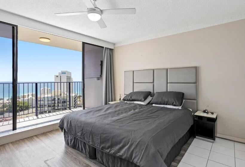 带3个卧室的高级公寓, Condor Ocean View Apartments Managed By Gold Coast Premium