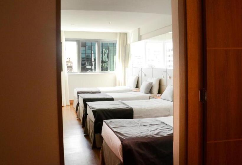 Deluxe Neljän Hengen Huone, Atlantico Travel Copacabana