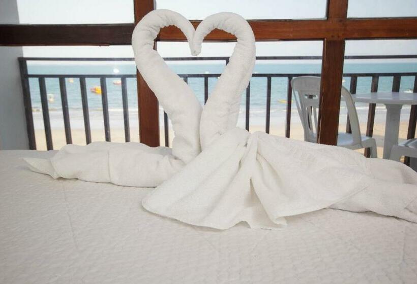 带海景及按摩浴缸标准房间, Pousada Dos Jangadeiros