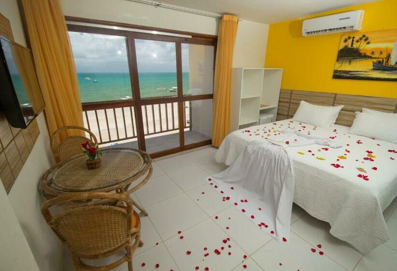 带海景及按摩浴缸标准房间, Pousada Dos Jangadeiros