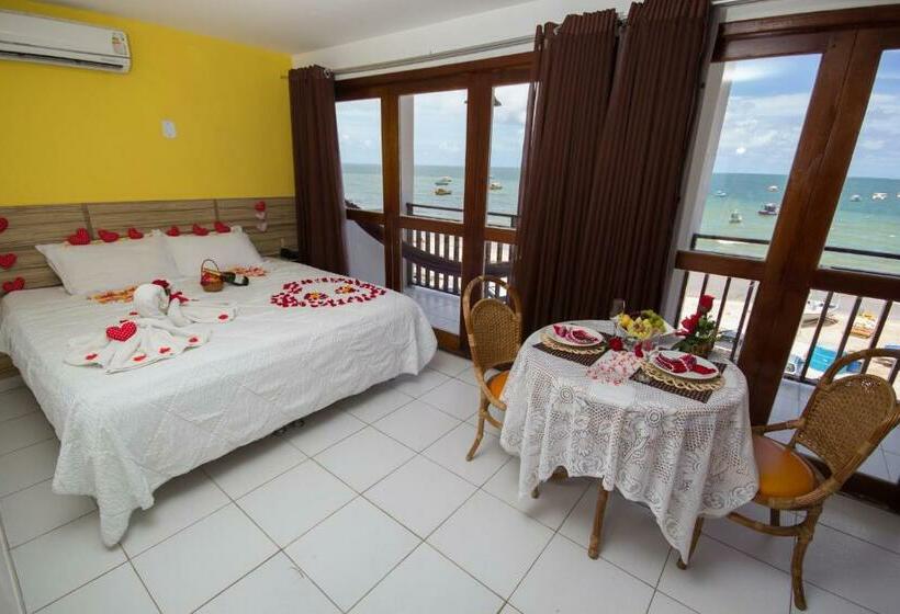 带海景及按摩浴缸标准房间, Pousada Dos Jangadeiros