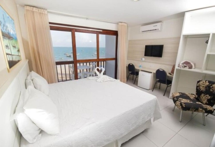 带海景及按摩浴缸标准房间, Pousada Dos Jangadeiros