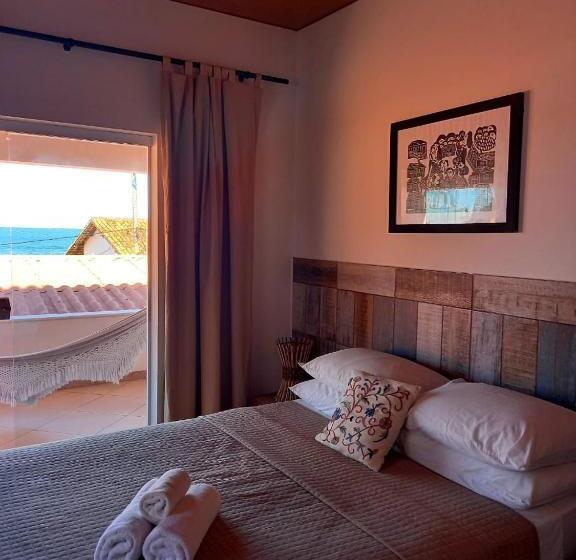 غرفة قياسية إطلالة جانبية علي البحر, Pousada Ilha Da Saudade