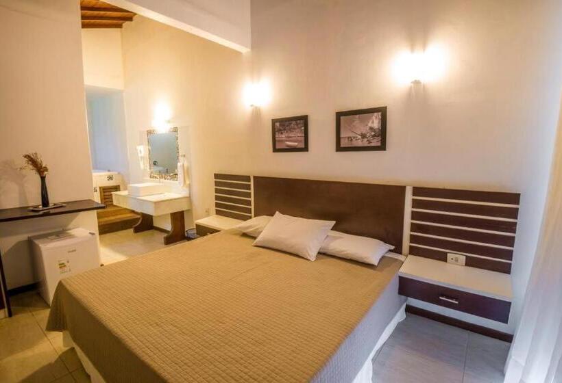 غرفة قياسية مزوَّدة بجاكوزي مطلة على البحر, Pousada Ilha Da Saudade