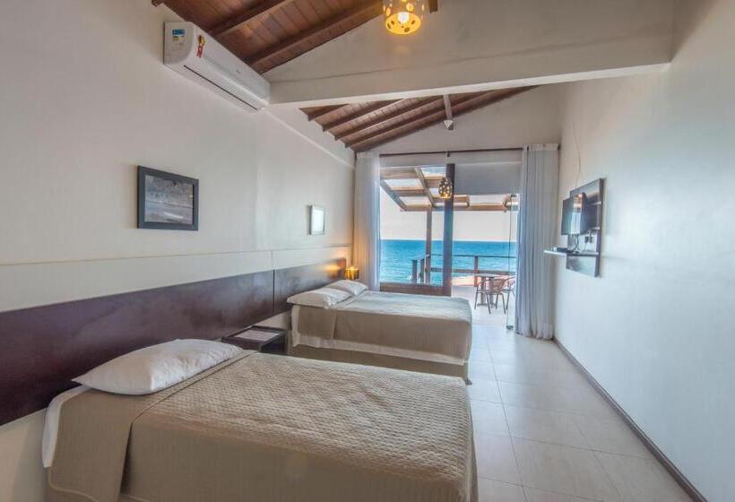 غرفة قياسية مطلّة علي البحر, Pousada Ilha Da Saudade