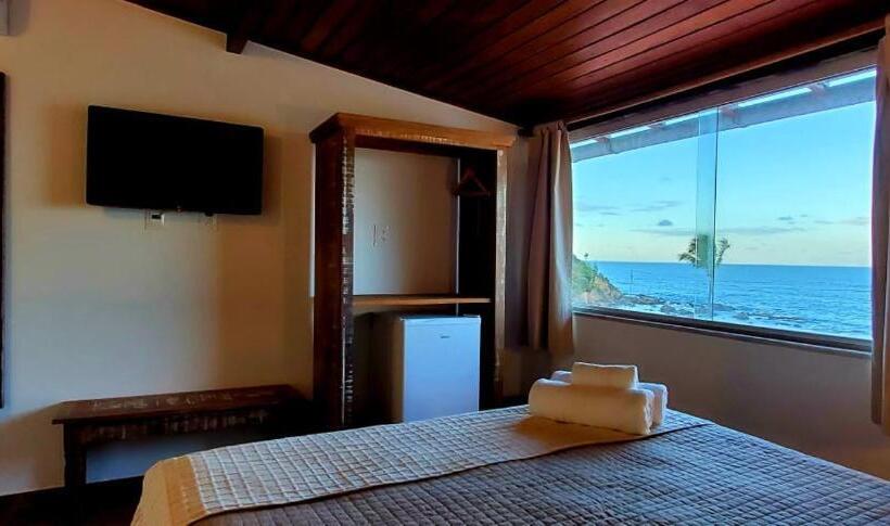 غرفة قياسية مطلّة علي البحر, Pousada Ilha Da Saudade