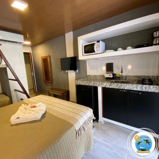 شقة غرفة نوم واحدة مزودة بشُرفة, Pousada Ilha Da Saudade