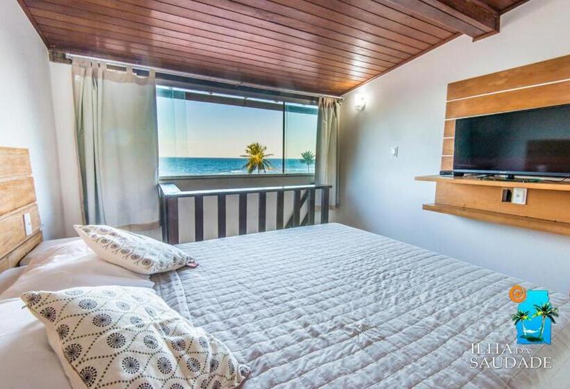 غرفة قياسية مطلّة علي البحر, Pousada Ilha Da Saudade