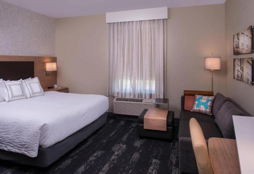 带大床的标准工作室, Towneplace Suites By Marriott Saskatoon