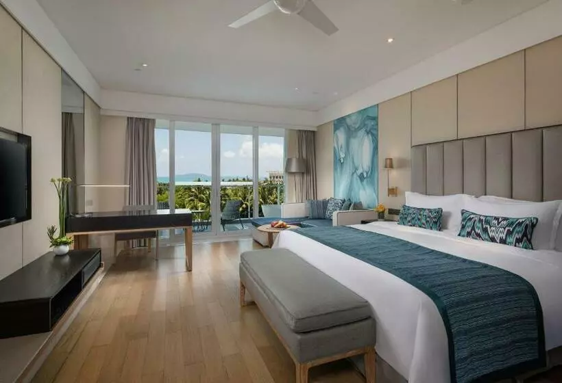 キングサイズベッドのデラックスルーム, Wyndham Sanya Bay