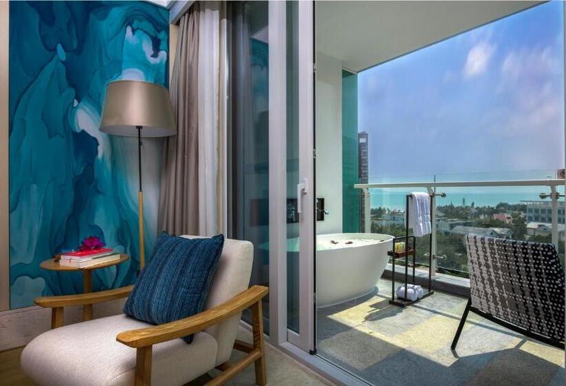 Номер Deluxe Вид на Море, Wyndham Sanya Bay