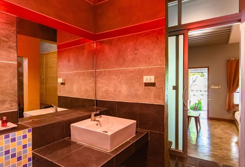 غرفة ديلوكس, Namsai Resort Kanchanaburi