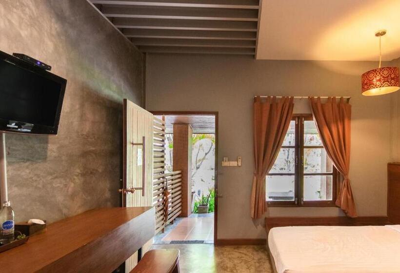 Номер Deluxe Кровать Кинг, Namsai Resort Kanchanaburi