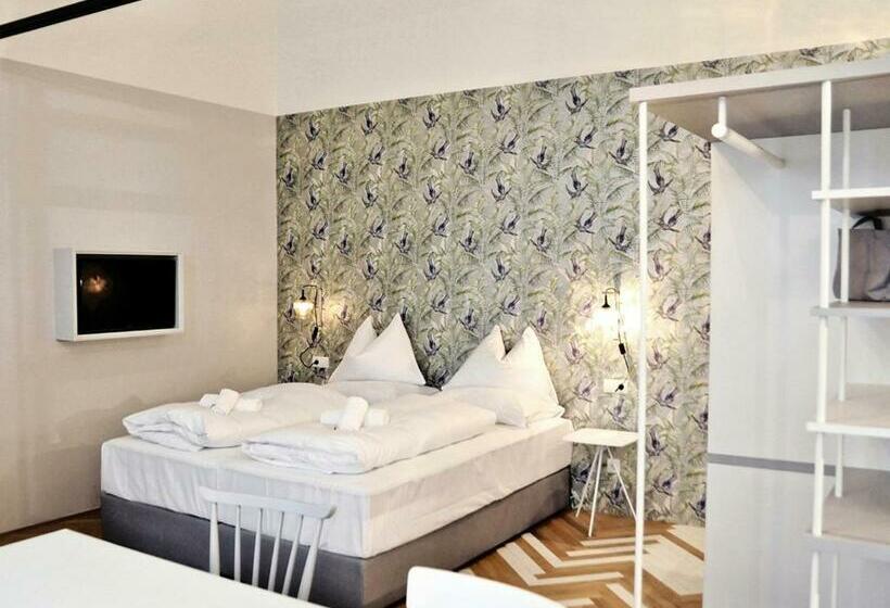 سوییت با چشم‌انداز باغ, Grätzlhotel Karmelitermarkt