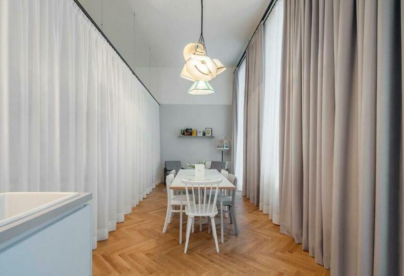 سوییت با چشمانداز باغ, Grätzlhotel Karmelitermarkt