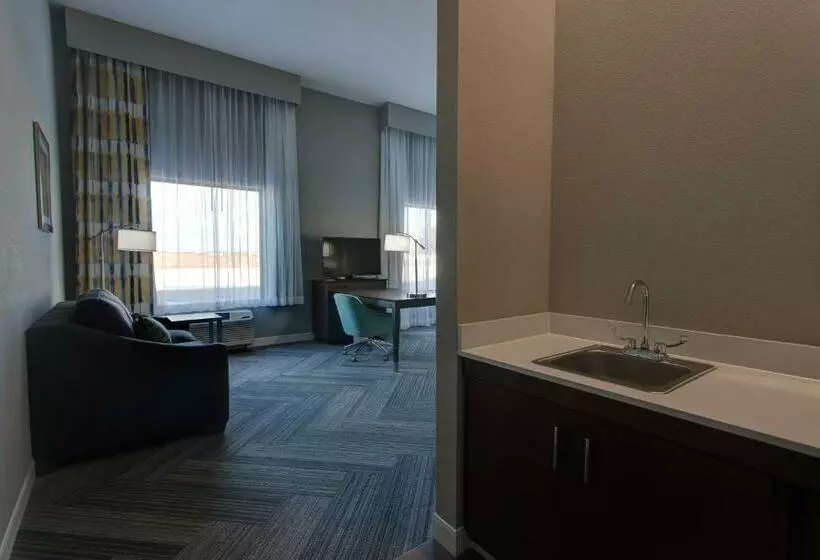 キングサイズベッドのエクゼクティブルーム, Hampton Inn & Suites Wichita/airport