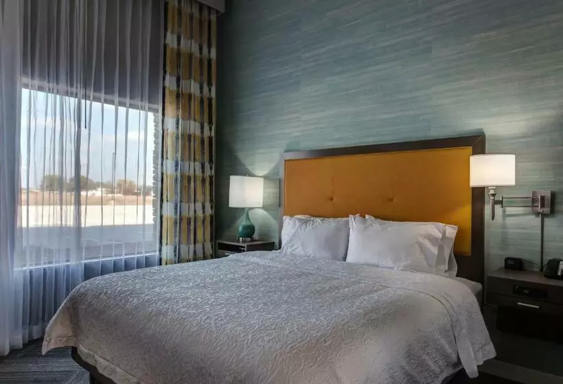 キングサイズベッドのスイートルーム, Hampton Inn & Suites Wichita/airport