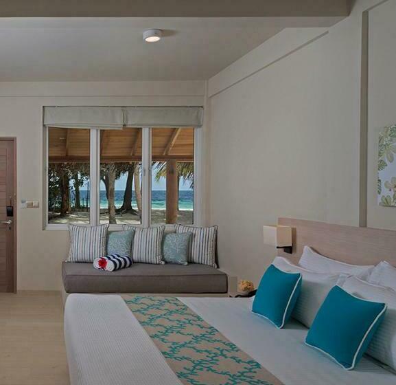 اتاق لوکس با چشمانداز دریا, Malahini Kuda Bandos Resort