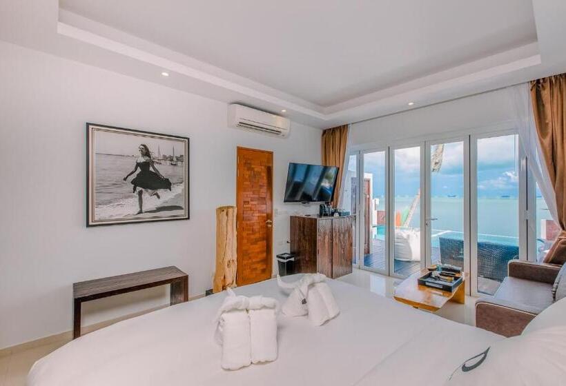 فيلا غرفة نوم واحدة مع مسبح, The Privilege Hotel Ezra Beach Club