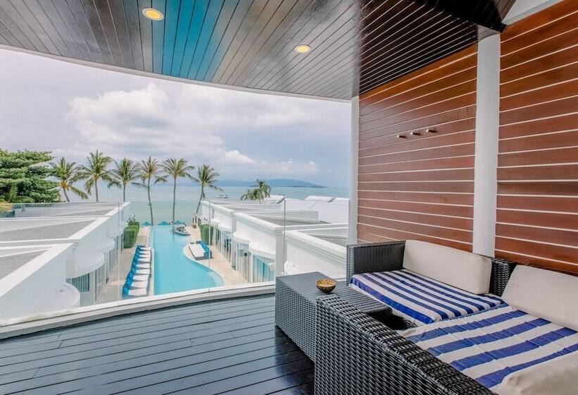 غرفة ديلوكس مطلّة علي البحر, The Privilege Hotel Ezra Beach Club