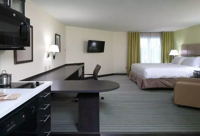 キングサイドベッドのスタンダードワンルーム, Candlewood Suites   Newark South   University Area, An Ihg