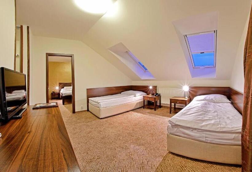 발코니가 있는 스위트, Penzion Drak