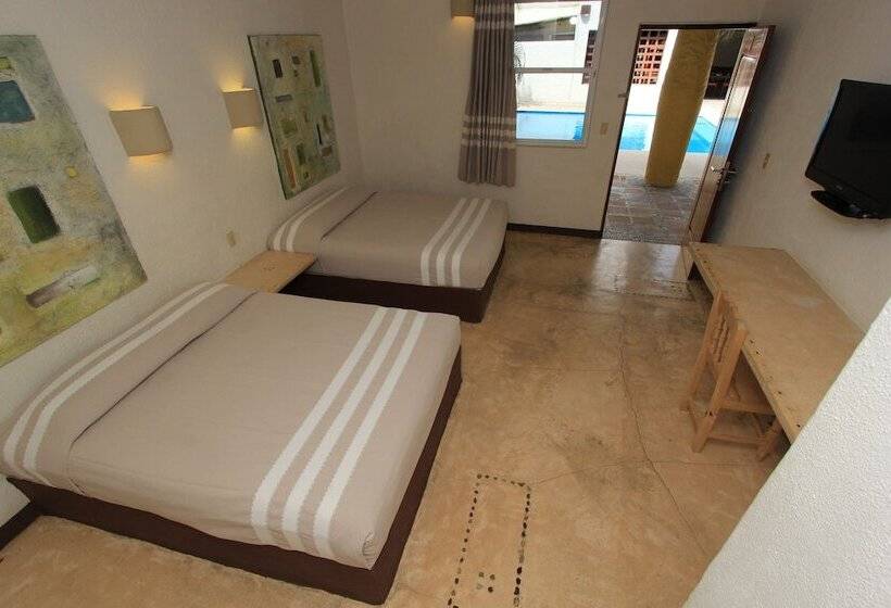 غرفه قياسيه سريرين مزدوجين, Plaza Tangolunda