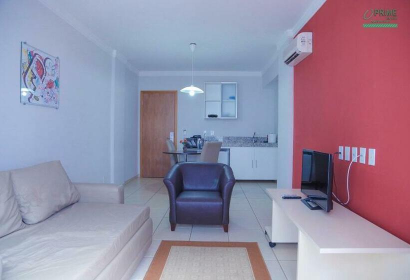 침실 2개 아파트, Prime Hotel águas Da Serra