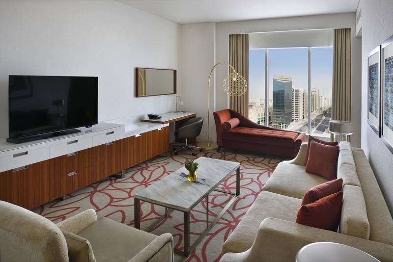 Люкс 2 Спальни, Marriott Hotel Downtown Abu Dhabi