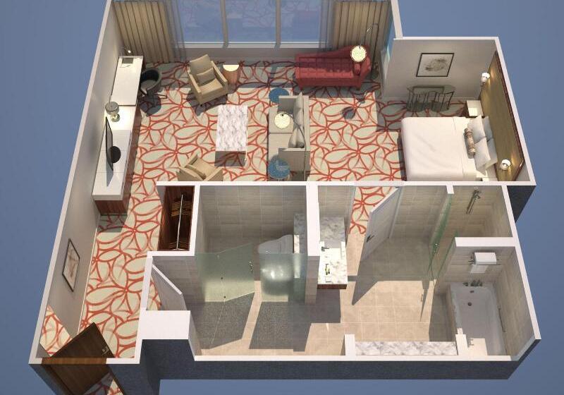 جناح جونيور سرير كينج, Marriott Hotel Downtown Abu Dhabi