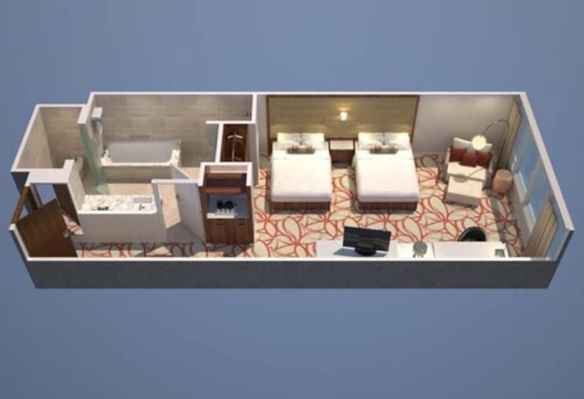 غرفة ديلوكس, Marriott Hotel Downtown Abu Dhabi