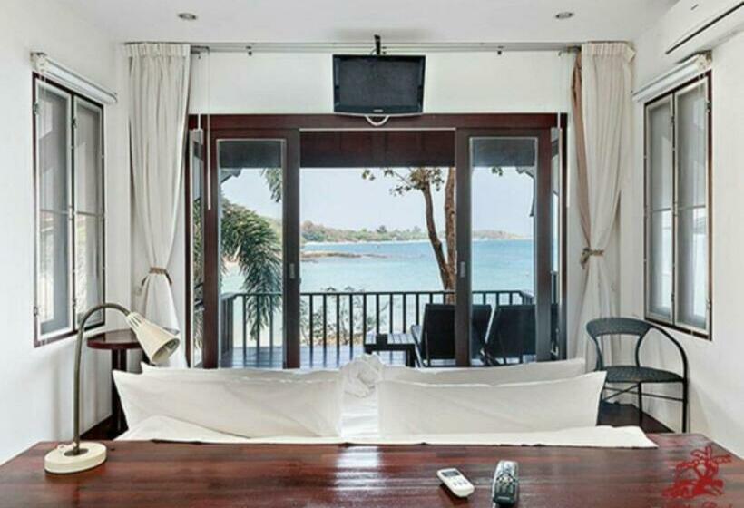 غرفة قياسية مطلّة علي البحر مزوَّدة بشُرفة, Tubtim Resort