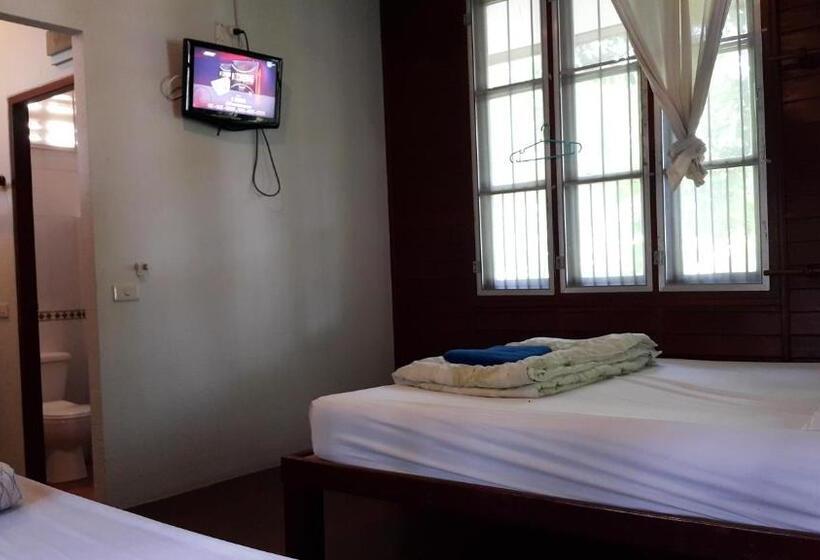 غرفة عائلية مطلّة علي الحديقة, Tubtim Resort