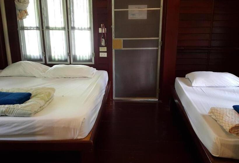 غرفة عائلية مطلّة علي الحديقة, Tubtim Resort